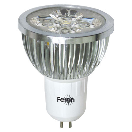 Feron LB-14 MR16 G5.3 4W 4000K 320Lm 230V 4LED лампа светодиодная 62*50мм 1/10/100 