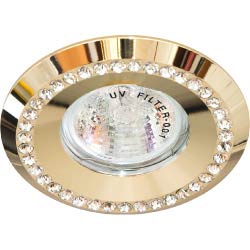 Feron DL104-C MR-16 прозрачный золото светильник 1/30 