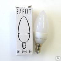 Saffit SBС3705 5W 4000K 230V E27 C37 лампа светодиодная свеча 1/10/200