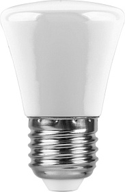 Feron LB-372 1W 230V E27 6400K матовый светодиодная лампа колокольчик 70*45мм 1/10/100
