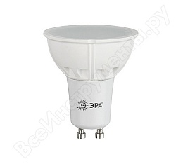 ЭРА LED smd MR16-5w-827-GU10 ECO лампа светодиодная, т/бел, 350 lm (1/10/100)