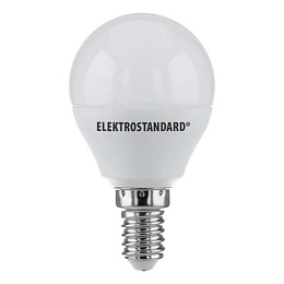 ELEKTROSTANDARD Лампа Mini Classic  LED 7W 6500K E14 матовое стекло (1/10)