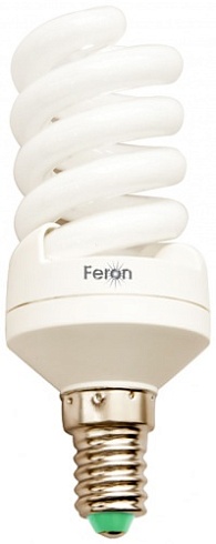 Feron ELT19 15W T2 E14 2700K лампа энергосберегающая  спираль 1/10/100 